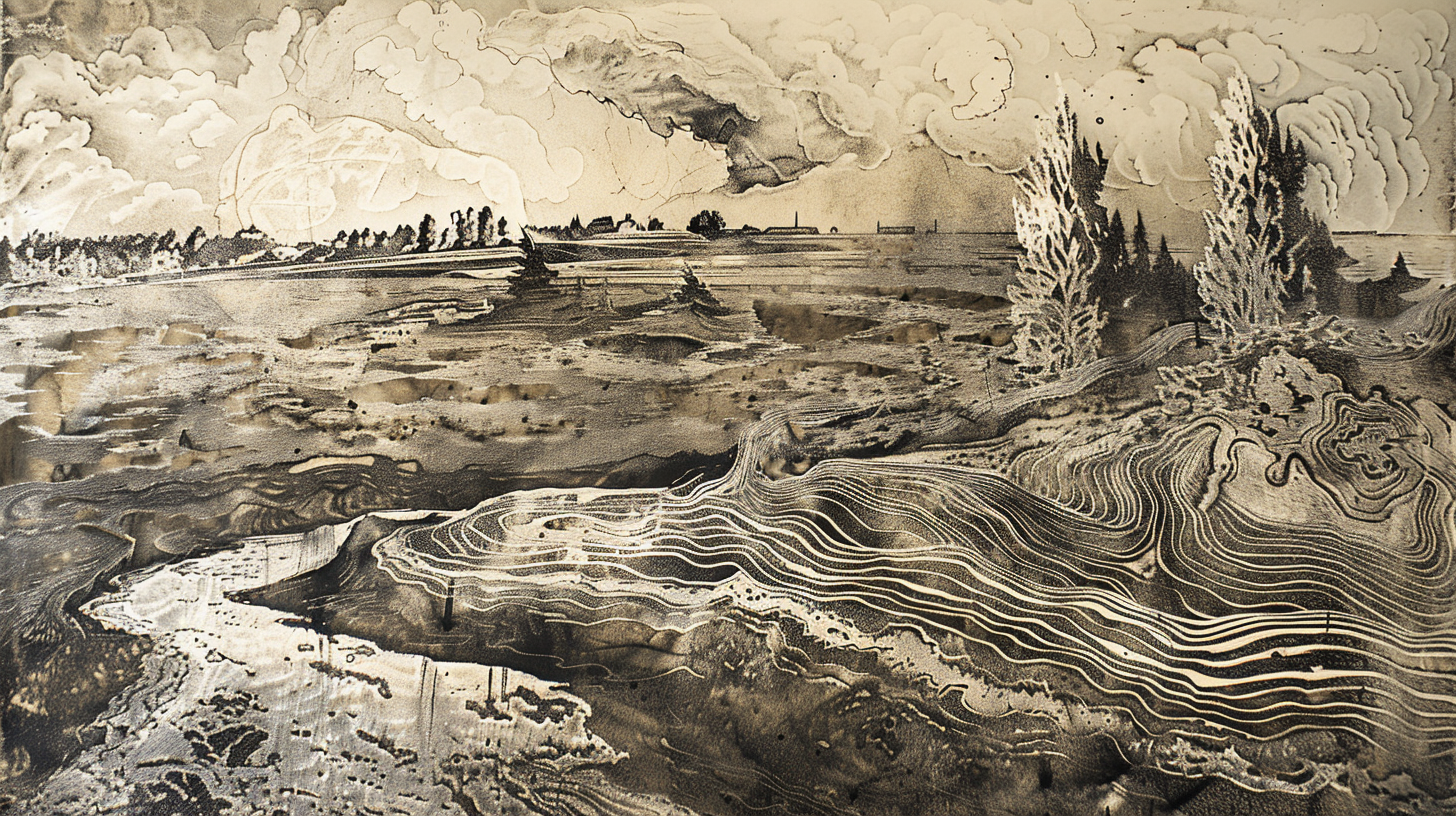 Intaglio-kaiverrustekniikka tekoälykuvissa